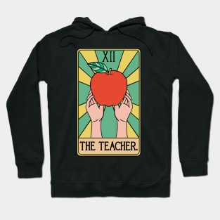 Teacher Tarot Card - Math History Latin Sped Music Art Hoodie